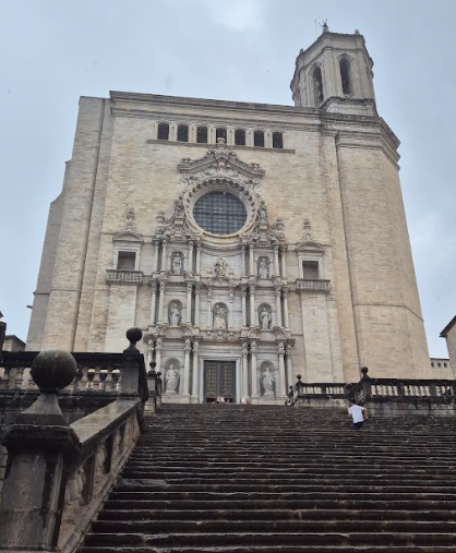Cathédrale de Gérone entre 2 averses